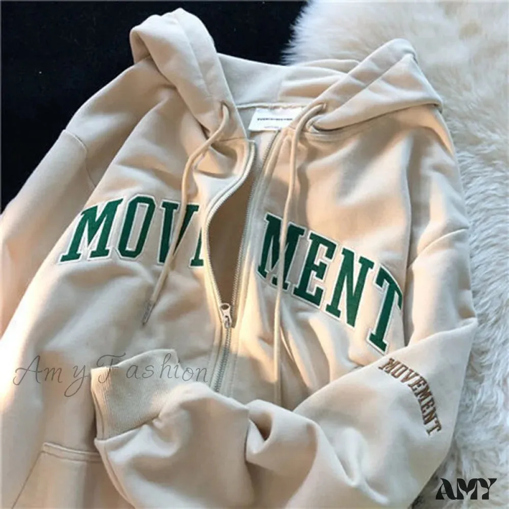 Amy Fashion - Korean Version Oversized Solid Color Hoodies