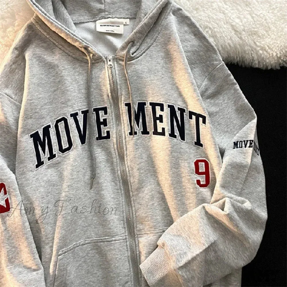 Amy Fashion - Korean Version Oversized Solid Color Hoodies