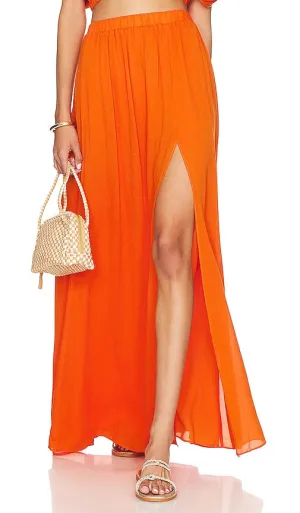 anna nata Cassidy Skirt in Orange