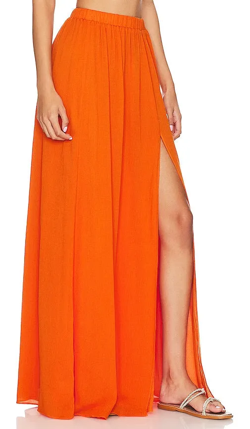anna nata Cassidy Skirt in Orange