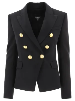 Balmain Button-Detail Tailored Blazer