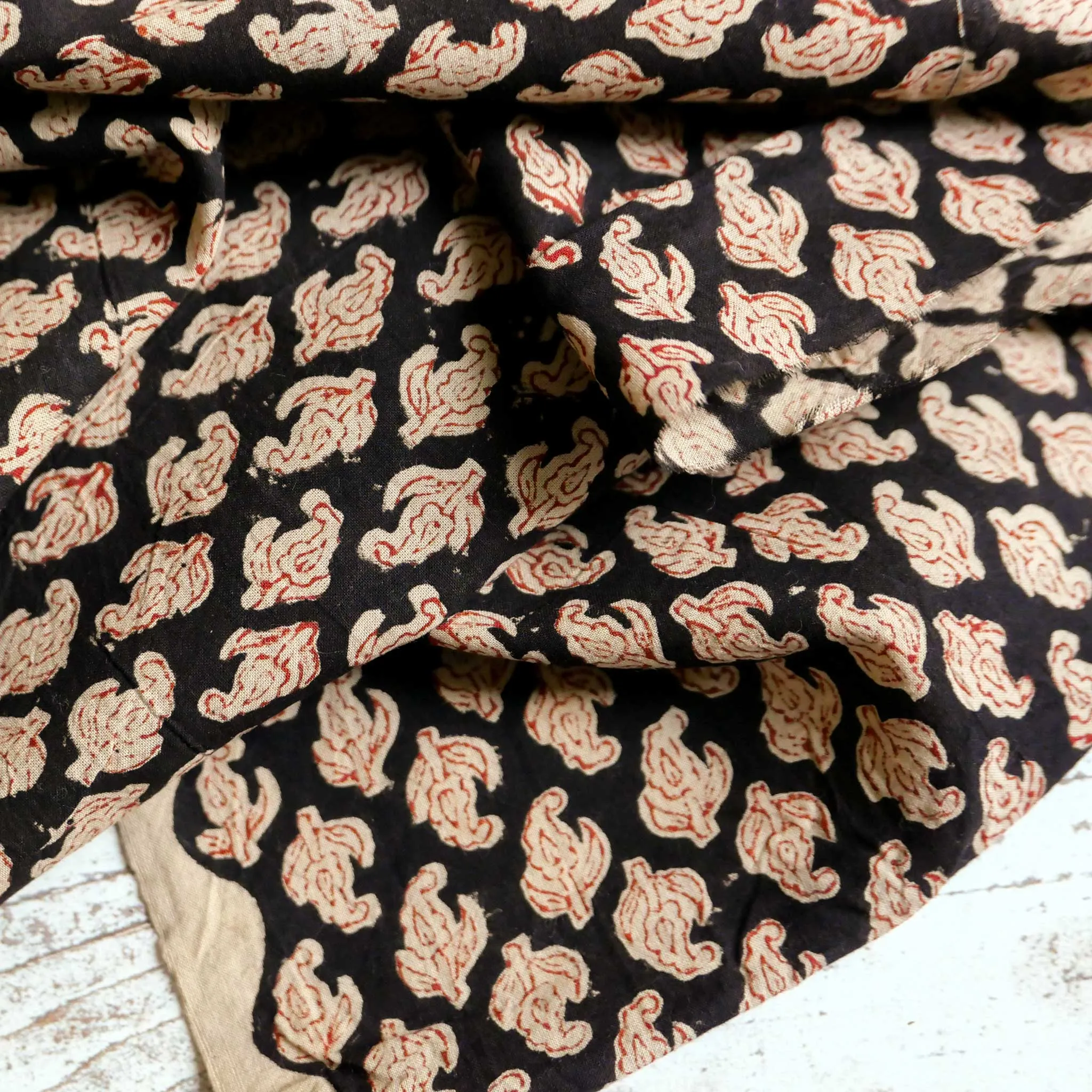 Block Print Jyoti Black