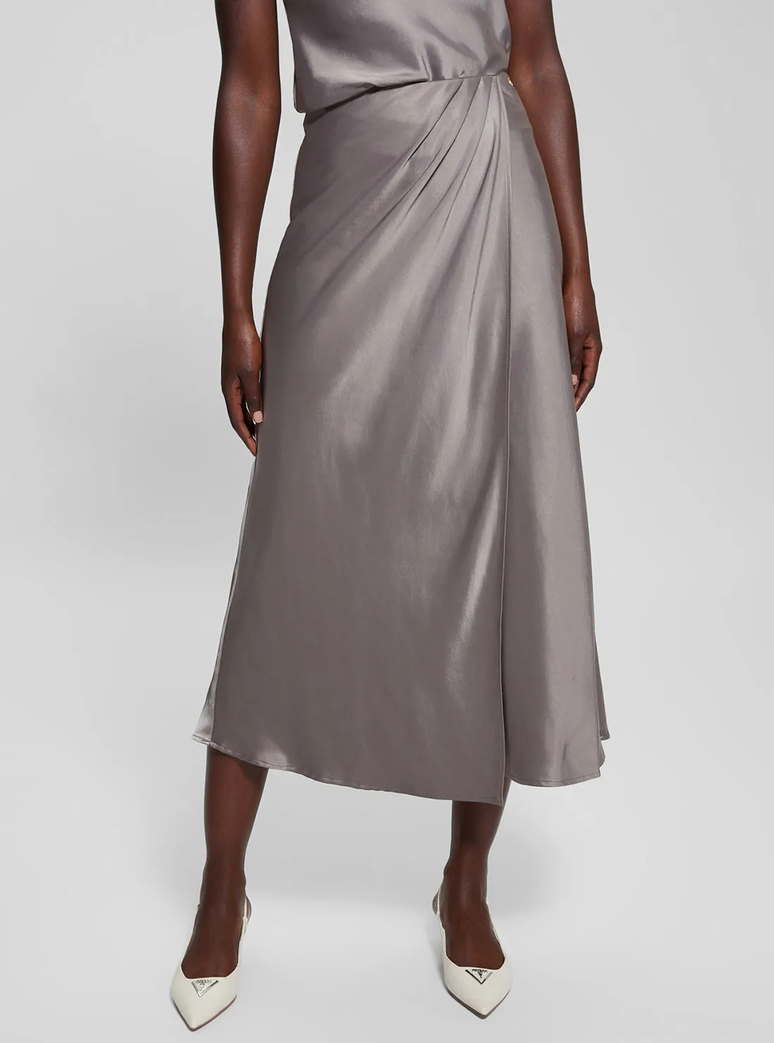 Brown Anastasia Maxi Skirt
