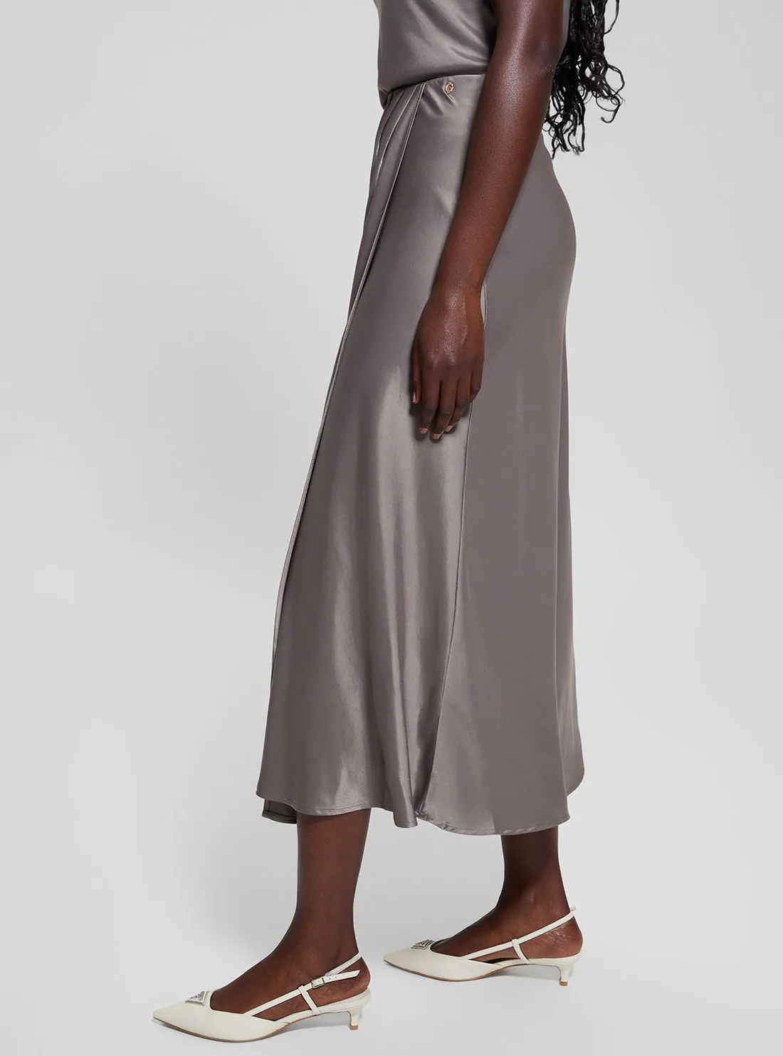 Brown Anastasia Maxi Skirt