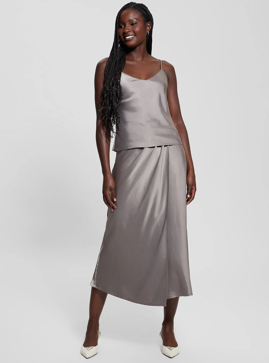 Brown Anastasia Maxi Skirt