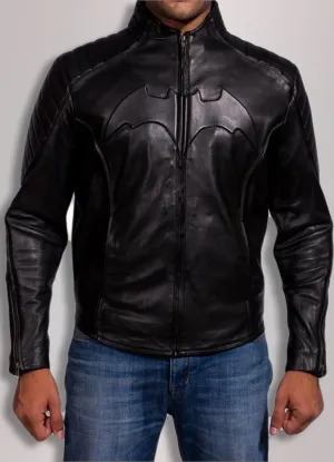 Bruce Wayne Batman Begins Stylish Leather Jacket by TJS