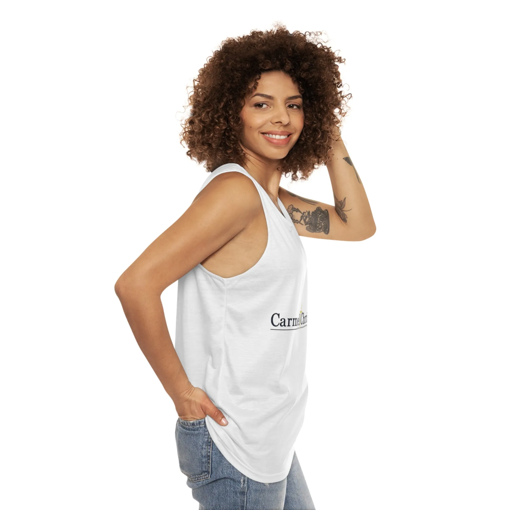 Carmel Christian Unisex Tank Top (AOP)