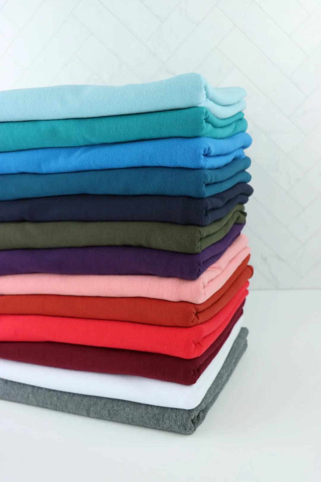Charcoal Lightweight Cotton Spandex Jersey