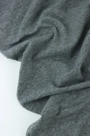 Charcoal Lightweight Cotton Spandex Jersey