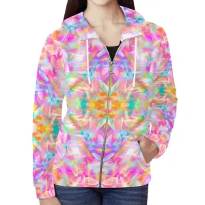 Colourful Whispers Full Zip Hoodie up to 2 XL
