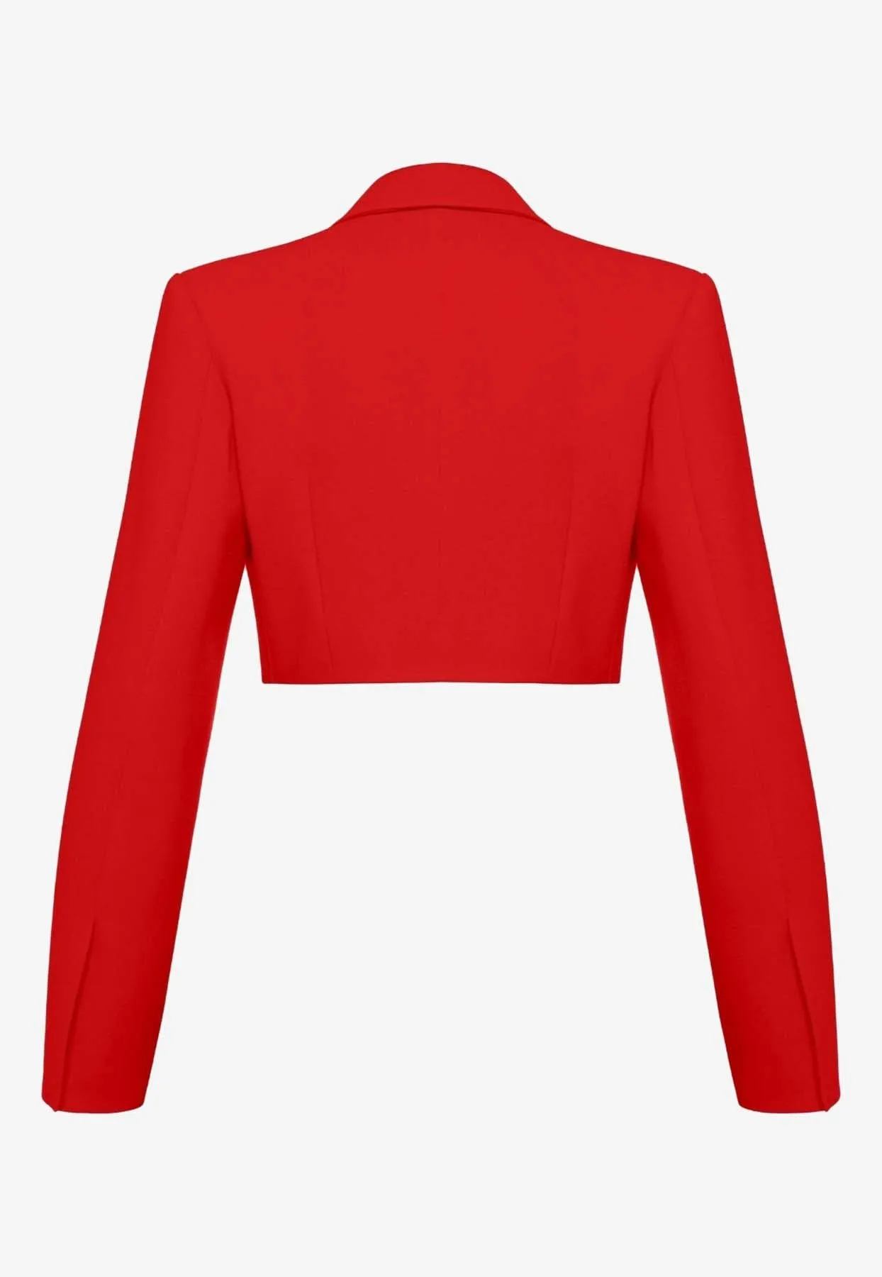 Cropped Tailored Blazer