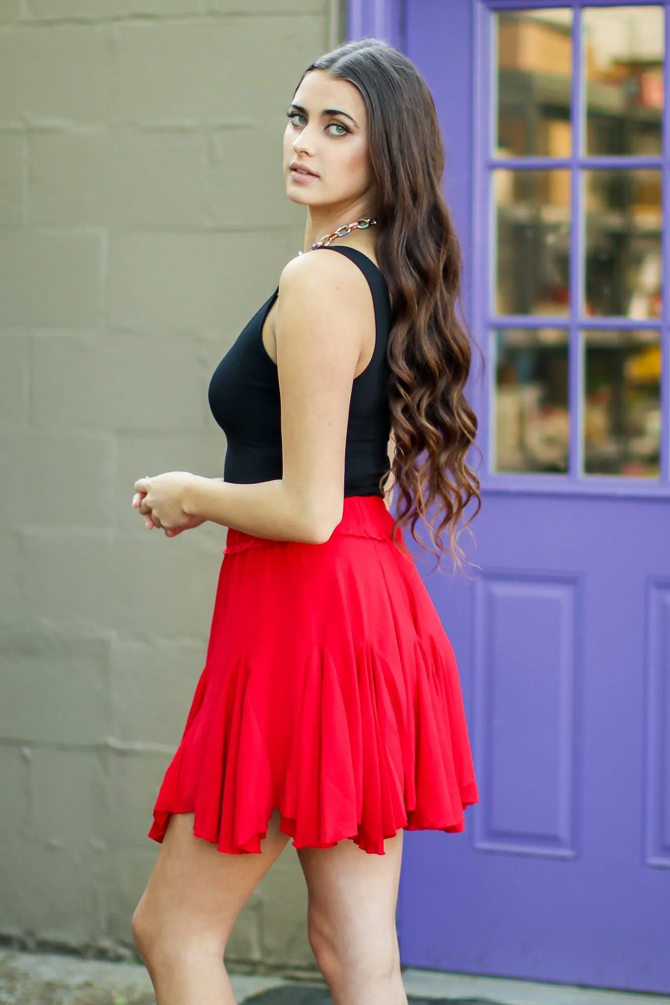 Daleyza Flowy Skirt | CURVE - FINAL SALE