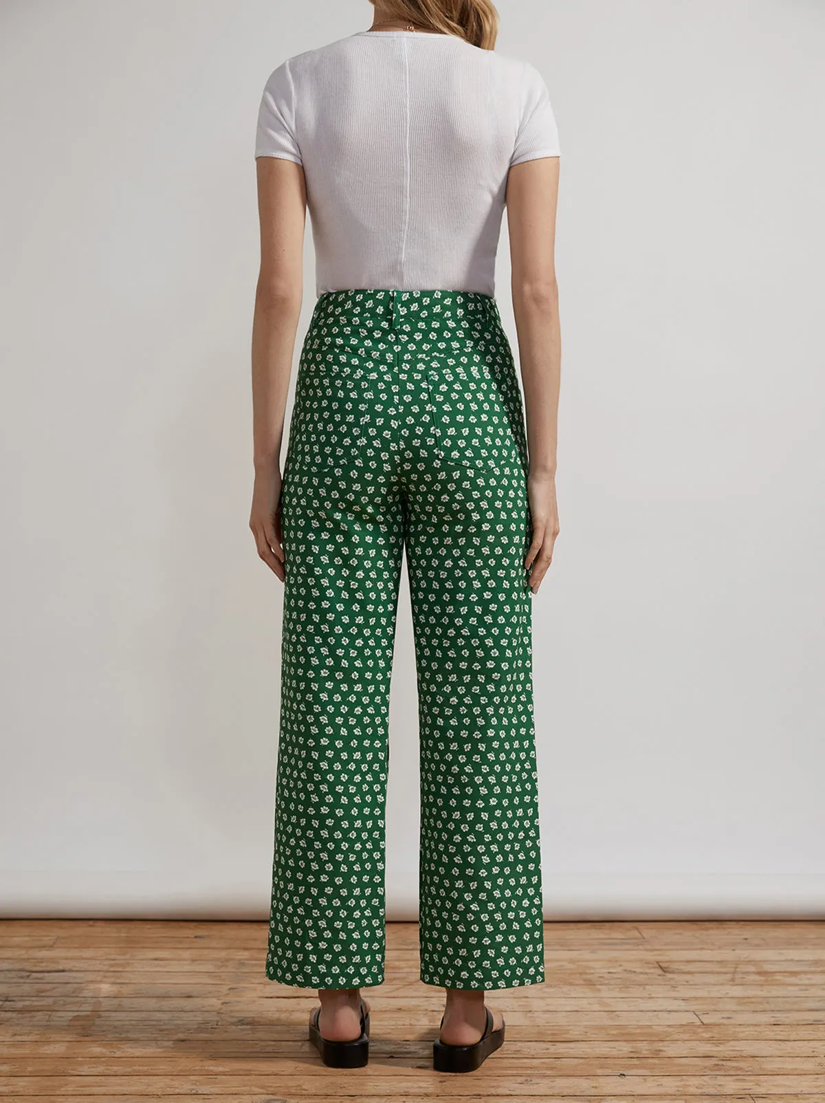 Daniella Green Ditsy Floral Trousers