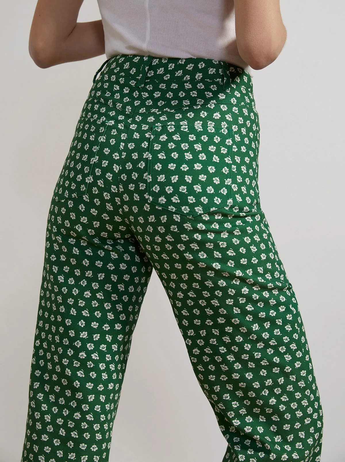 Daniella Green Ditsy Floral Trousers