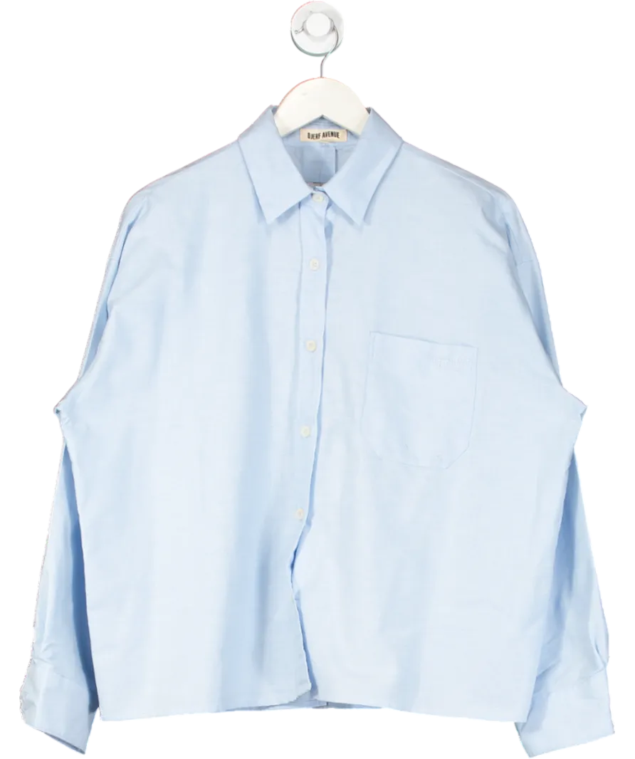 Djerf Avenue Breezy Shirt Blue UK M