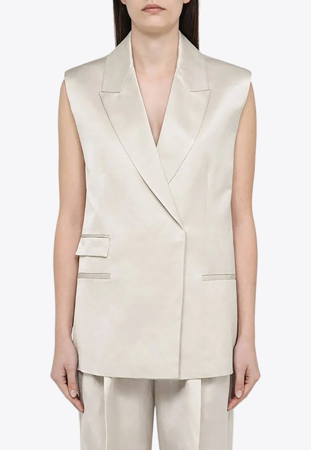 Double-Breasted Tailored Gilet
