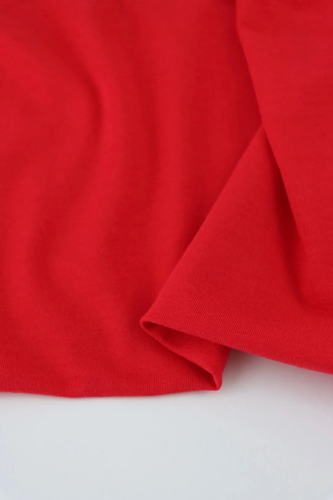 Firecracker Red Lightweight Cotton Spandex Jersey
