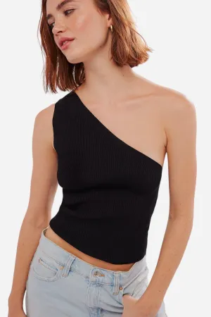 Free People Good Taste Tank Top in Black