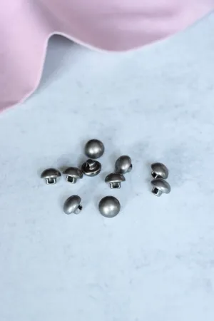 Gunmetal 3/8" Shank Buttons | Pack of 10