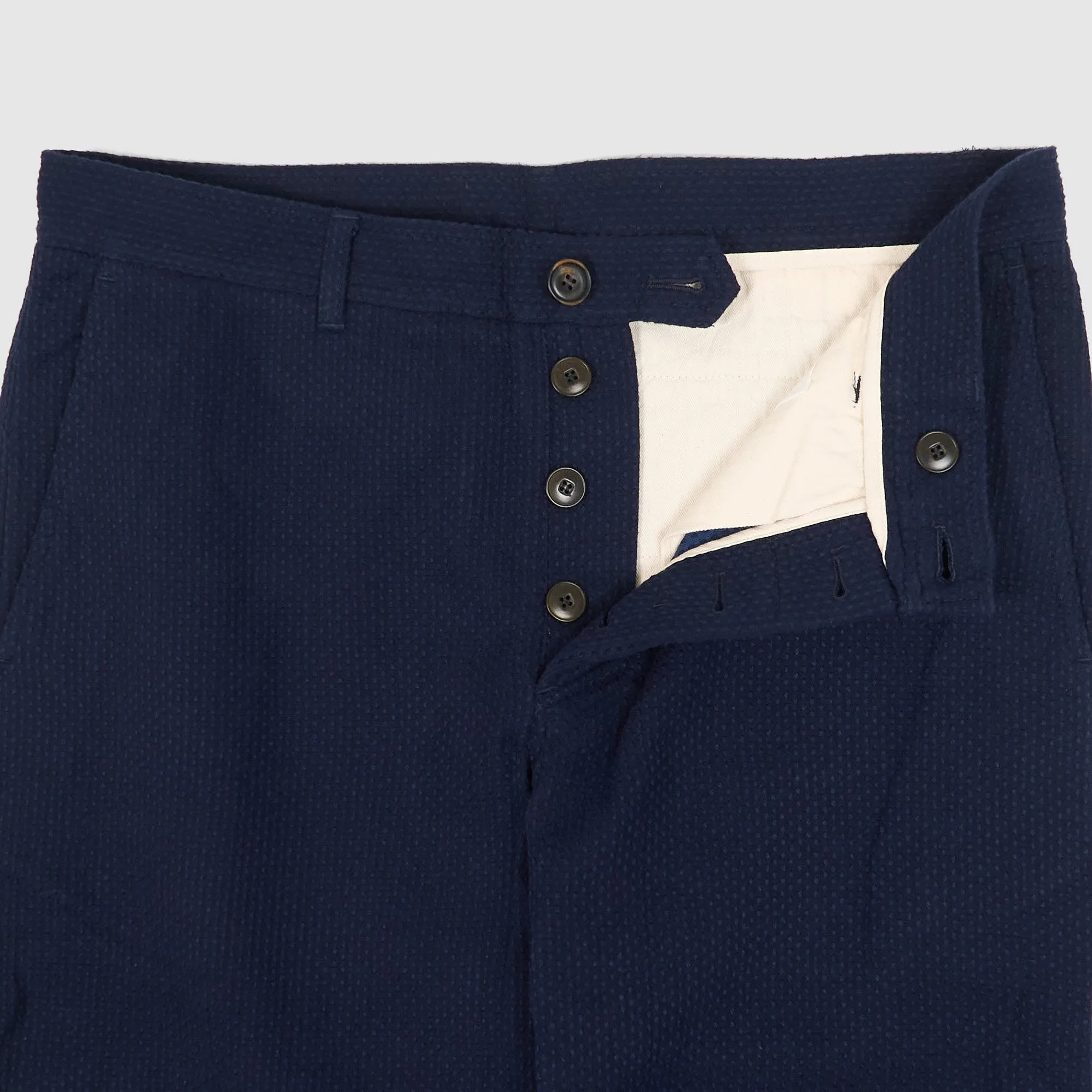 Hansen Relaxed Fitted Sashiko Chino Pants