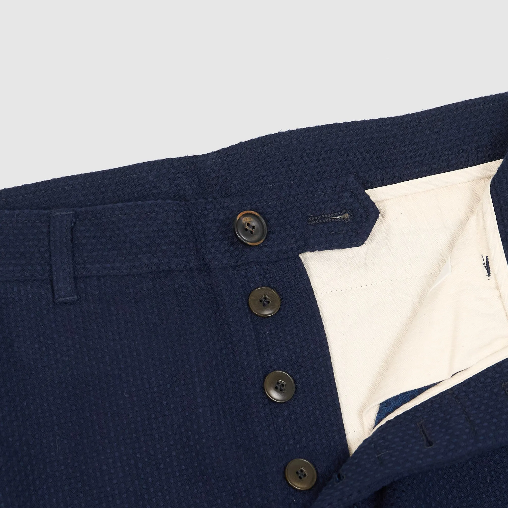 Hansen Relaxed Fitted Sashiko Chino Pants