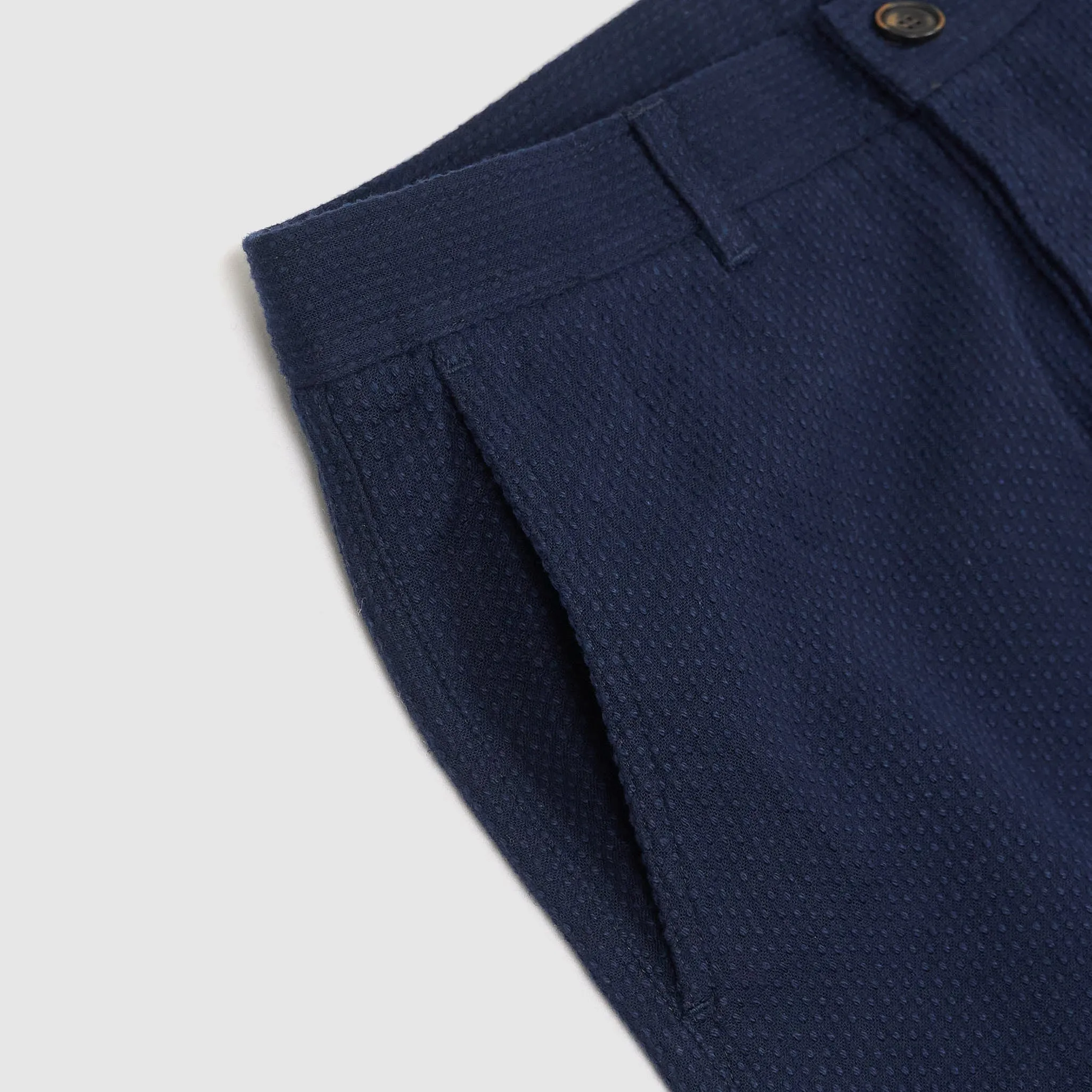 Hansen Relaxed Fitted Sashiko Chino Pants
