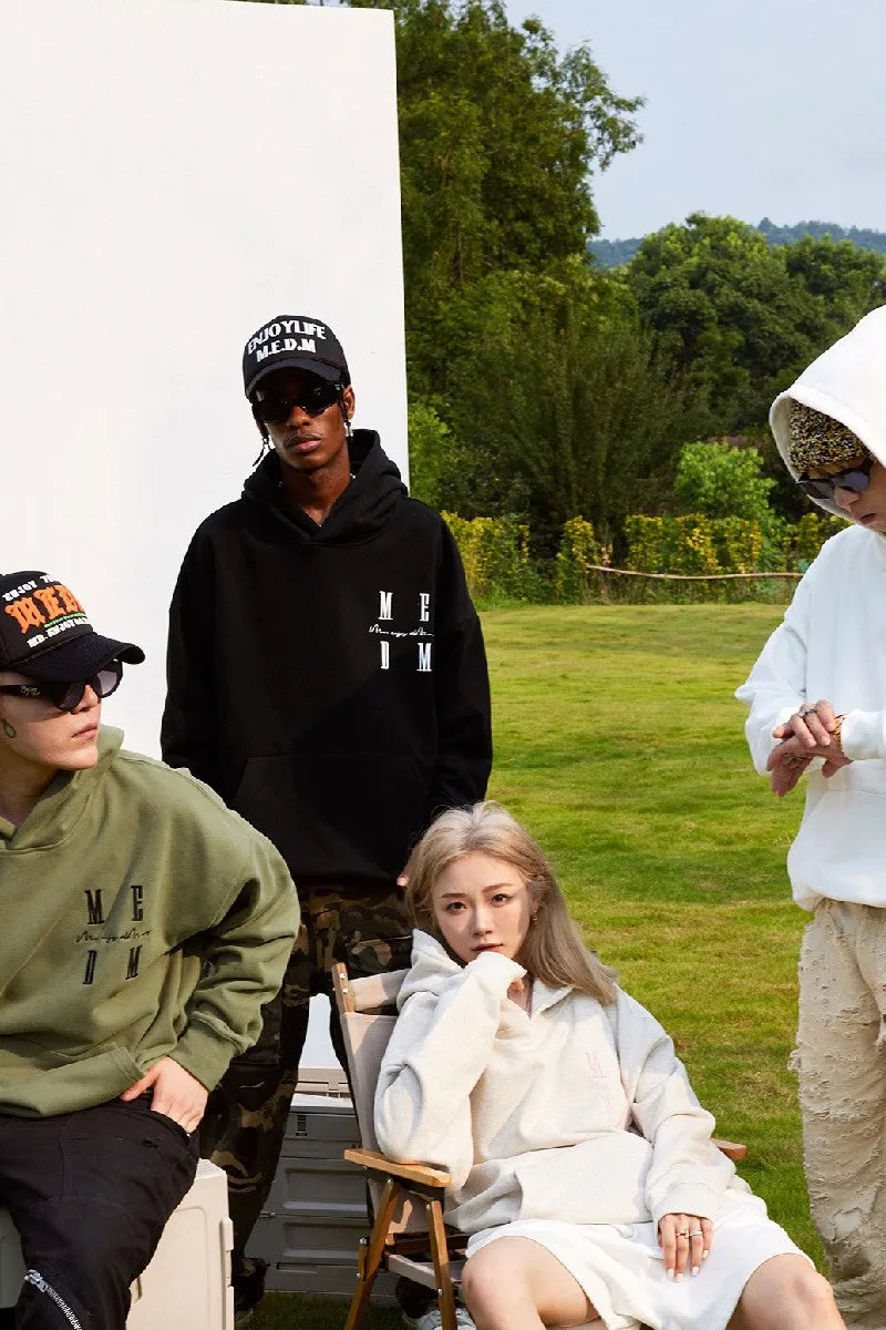 Hoodie With Embroidered Logo