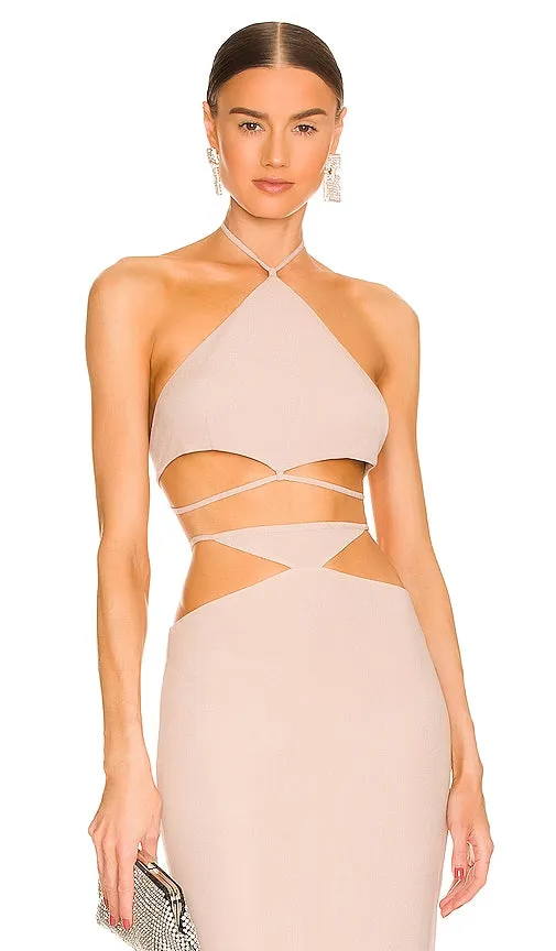 h:ours Adara Top in Neutral
