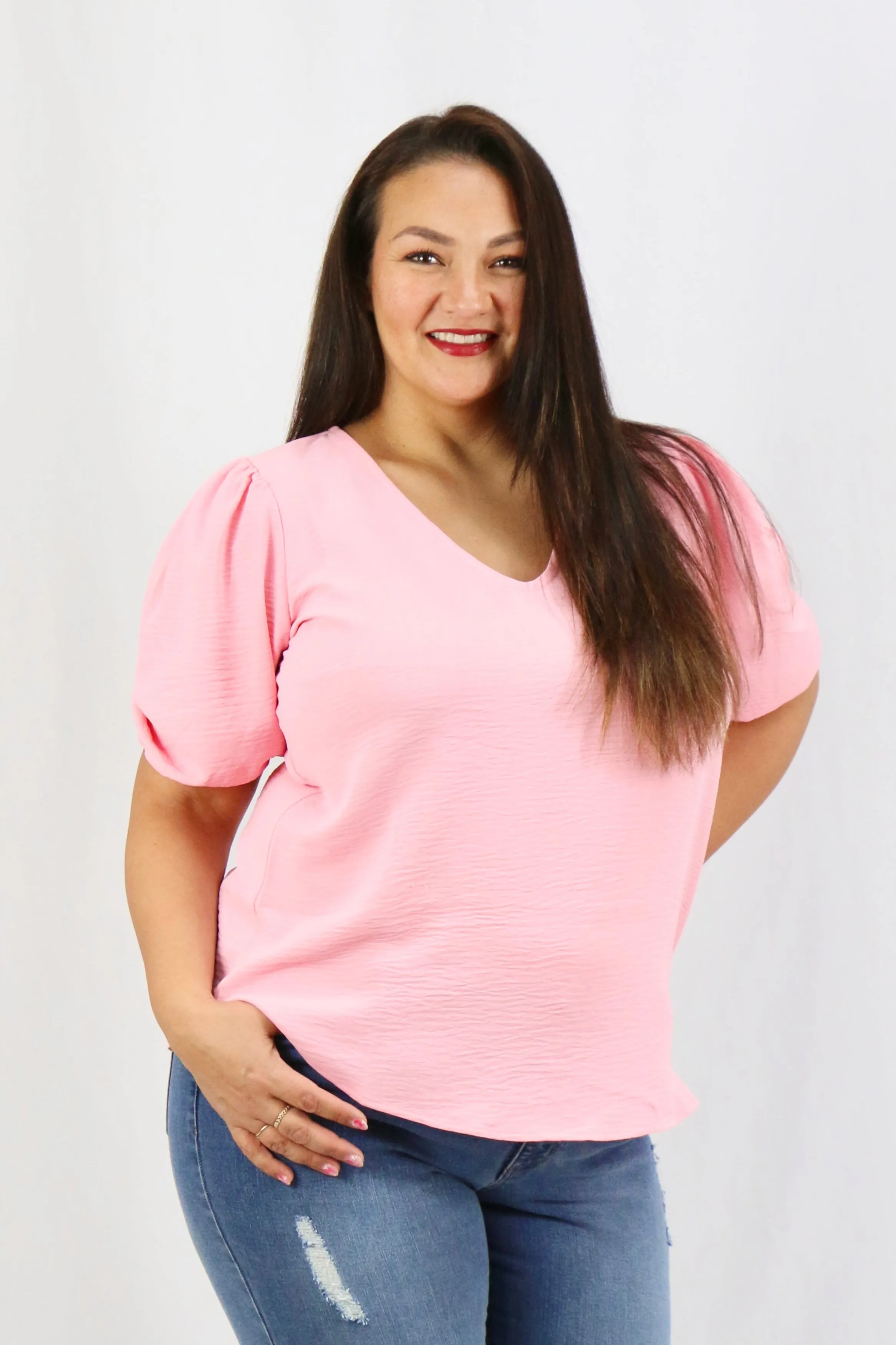 Lois Top - Dark Pink