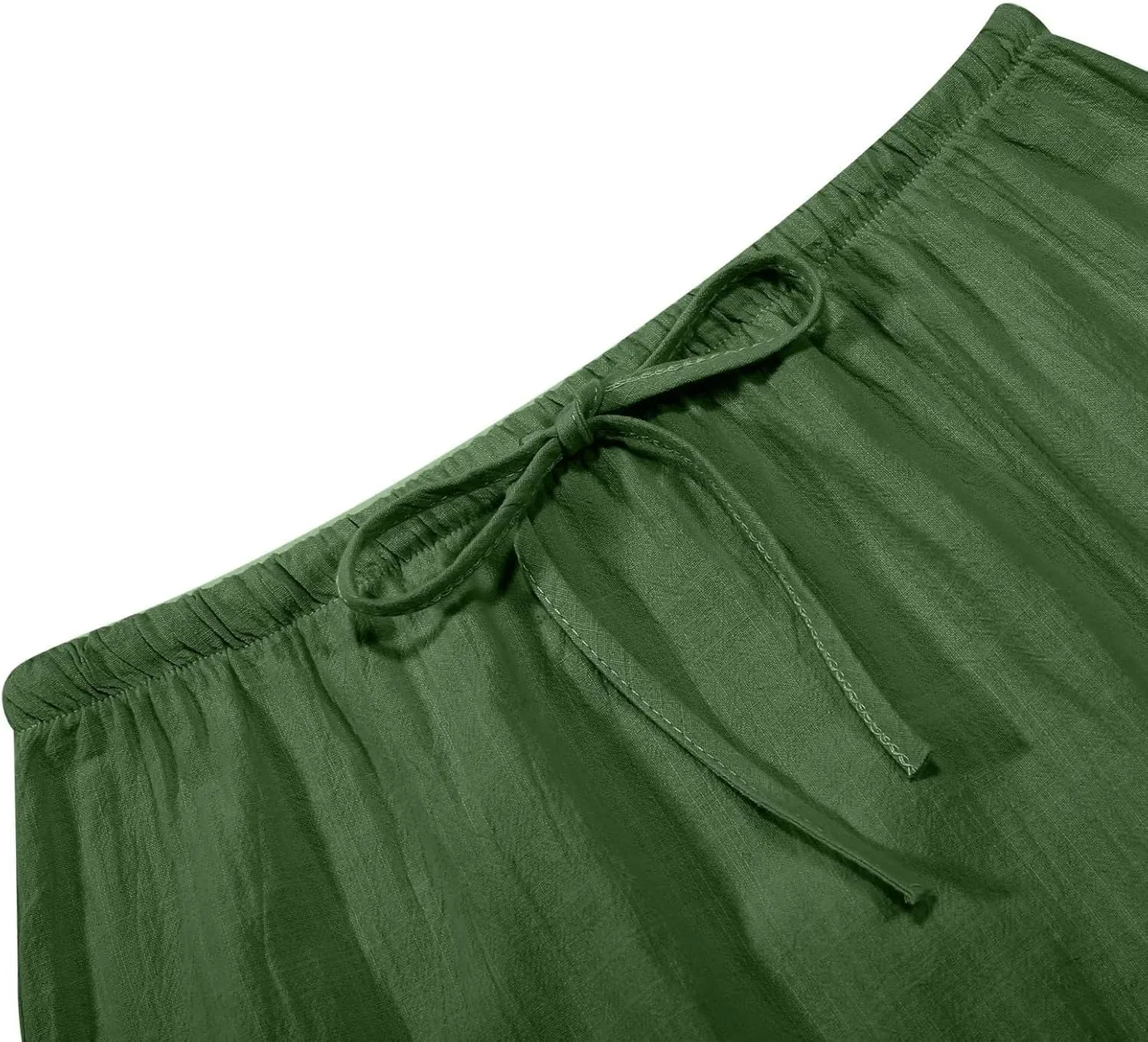 Maxi Skirts for Women Elastic High Waisted A-Line Summer Beach Long Skirts Boho Flowy Comfy Vocation Skirts