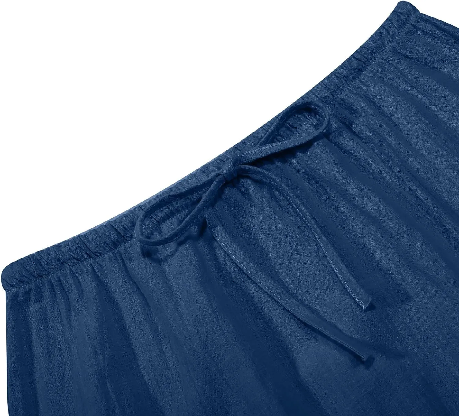 Maxi Skirts for Women Elastic High Waisted A-Line Summer Beach Long Skirts Boho Flowy Comfy Vocation Skirts