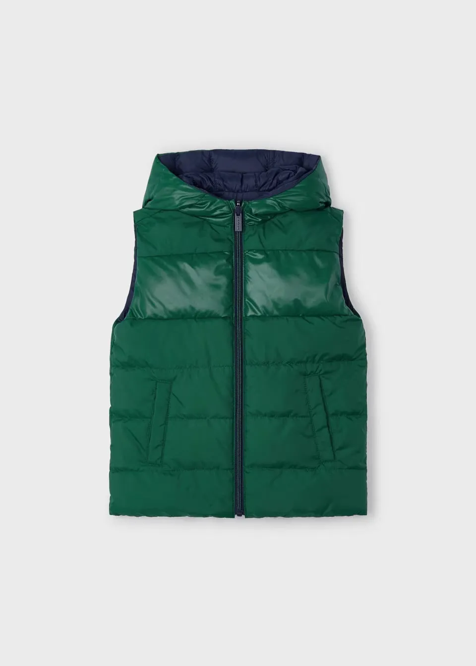 Mayoral Boys Reversible Gilet 4347 Navy Green