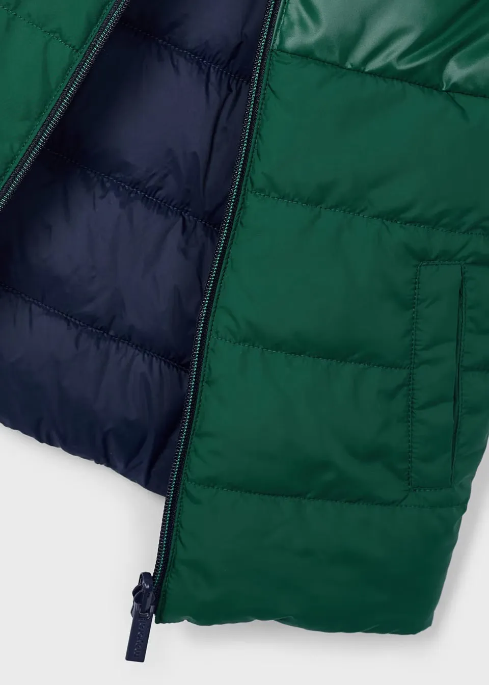 Mayoral Boys Reversible Gilet 4347 Navy Green
