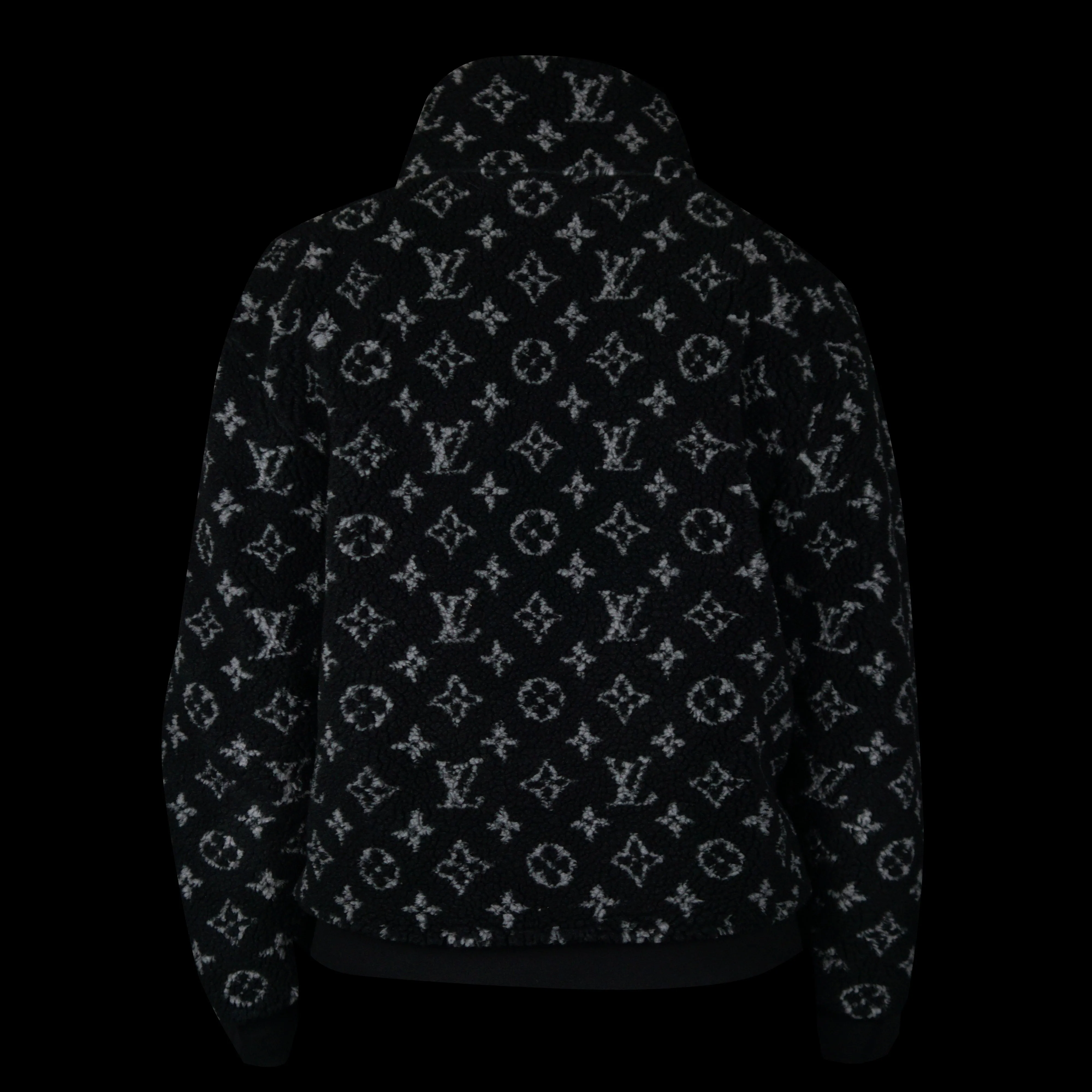 Monogram Jacquard Fleece Zip-Through Jacket