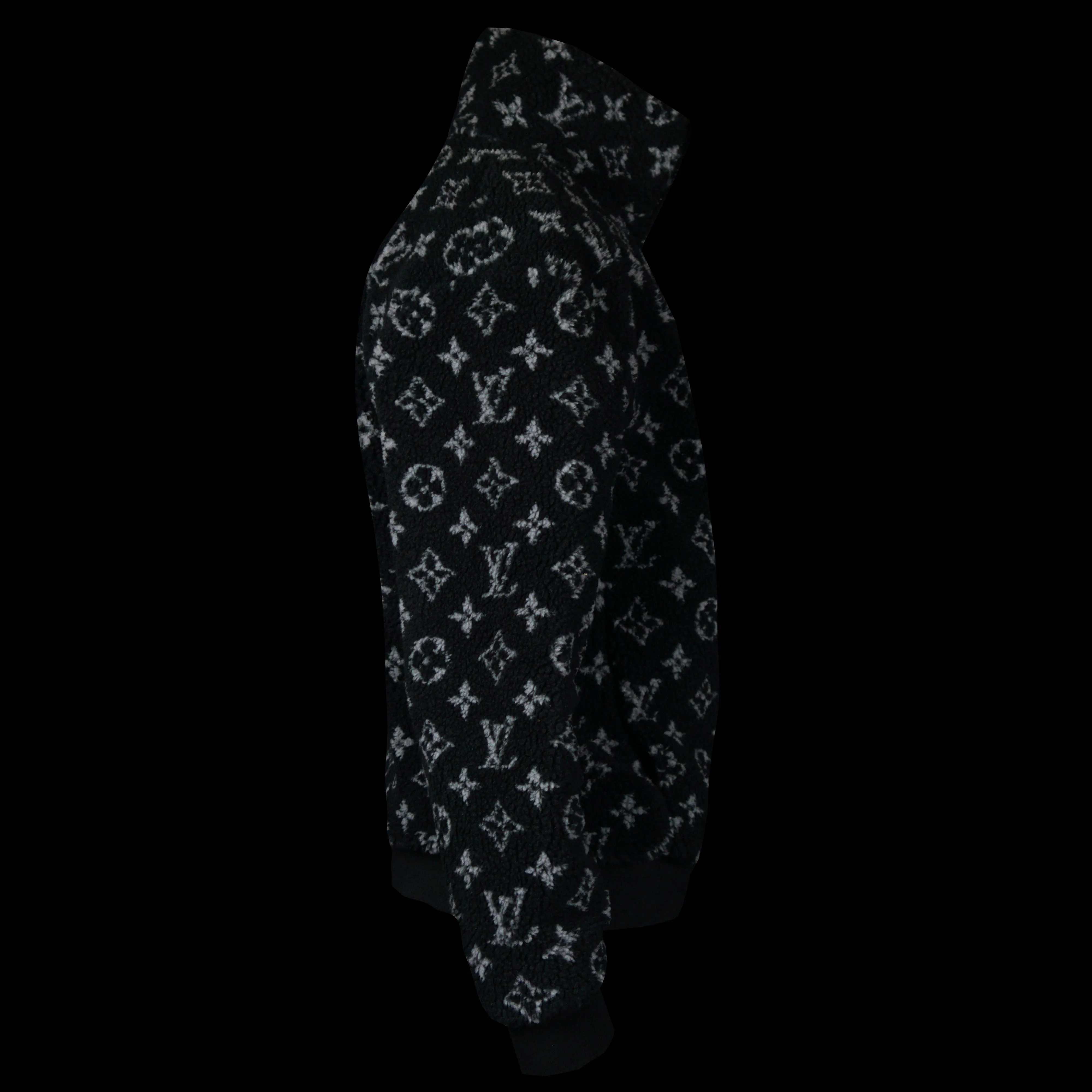 Monogram Jacquard Fleece Zip-Through Jacket