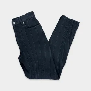 Mugler women's Black Spiral Jeans
