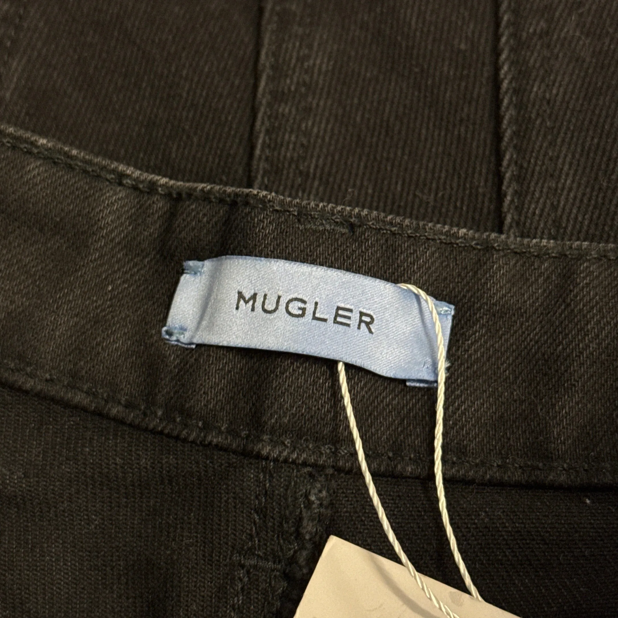 Mugler women's Black Spiral Jeans