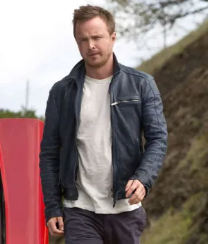 Need For Speed Tobey Marshall Aaron Paul Stylish Leather Jacket