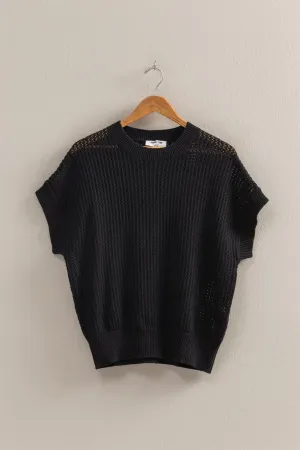 Onyx Charm Sweater Top