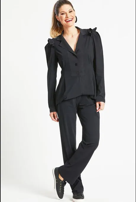 Paula Ryan Tailored Pant MircoJersey - Navy