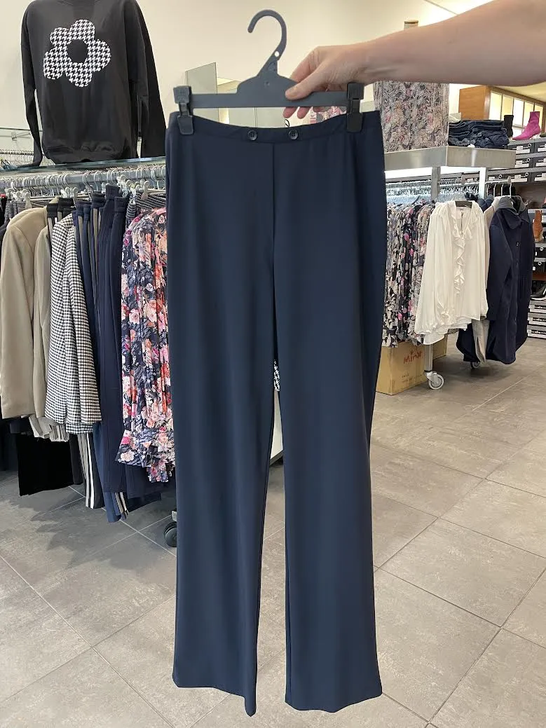 Paula Ryan Tailored Pant MircoJersey - Navy