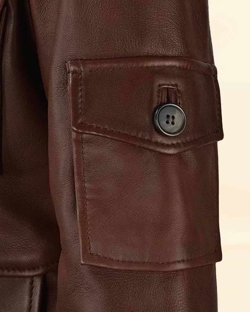 Premium Brown Sheep Skin Leather Jacket