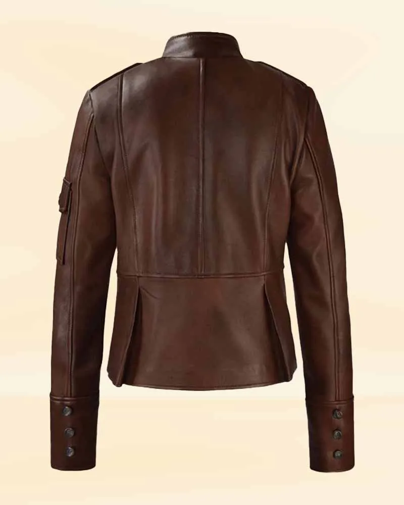 Premium Brown Sheep Skin Leather Jacket