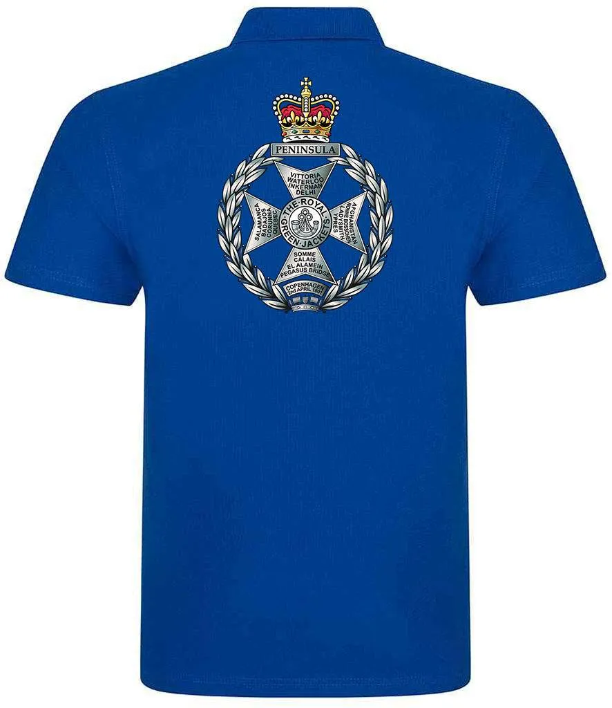 Royal Green Jackets Polo Shirt (Logo Back)
