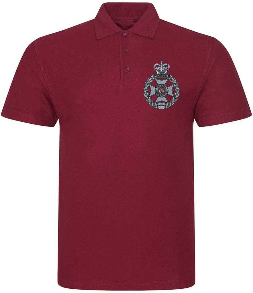 Royal Green Jackets Polo Shirt (Logo Back)