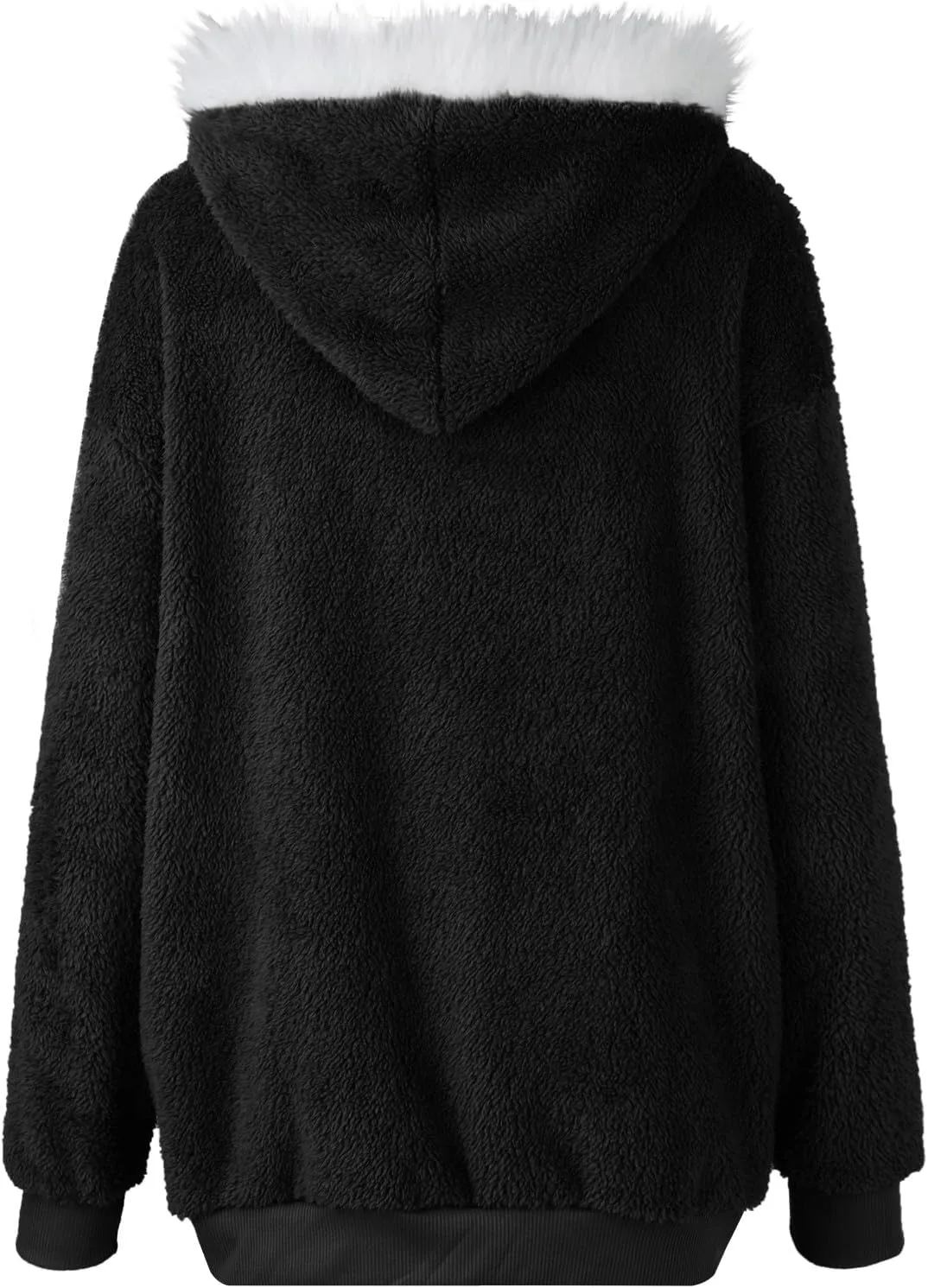 SGASY Women's Fleece Jackets & Coats 2024 Fall Long Sleeve Lightweight Knit Sweater Open Front Cardigans Outwear Coat