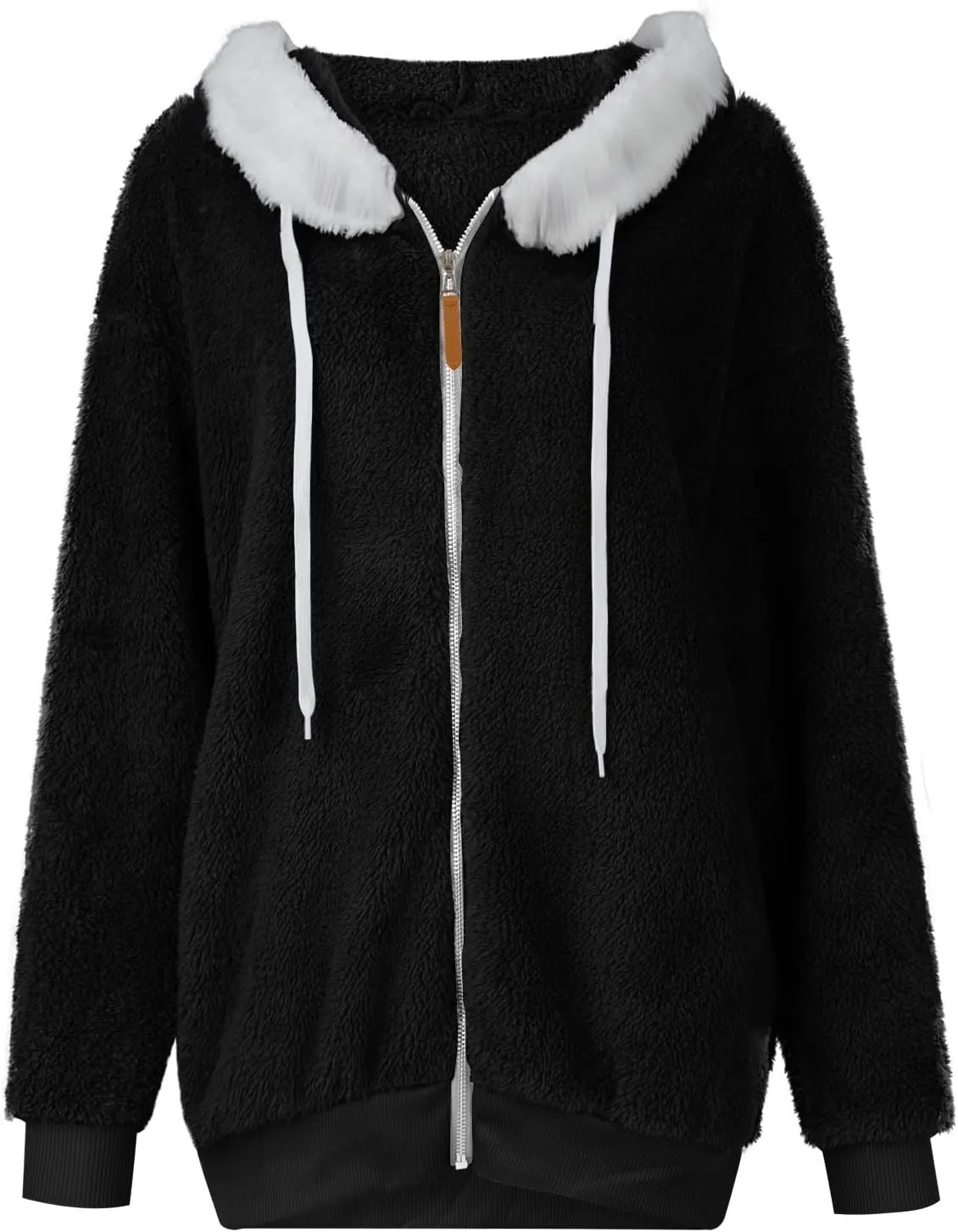 SGASY Women's Fleece Jackets & Coats 2024 Fall Long Sleeve Lightweight Knit Sweater Open Front Cardigans Outwear Coat