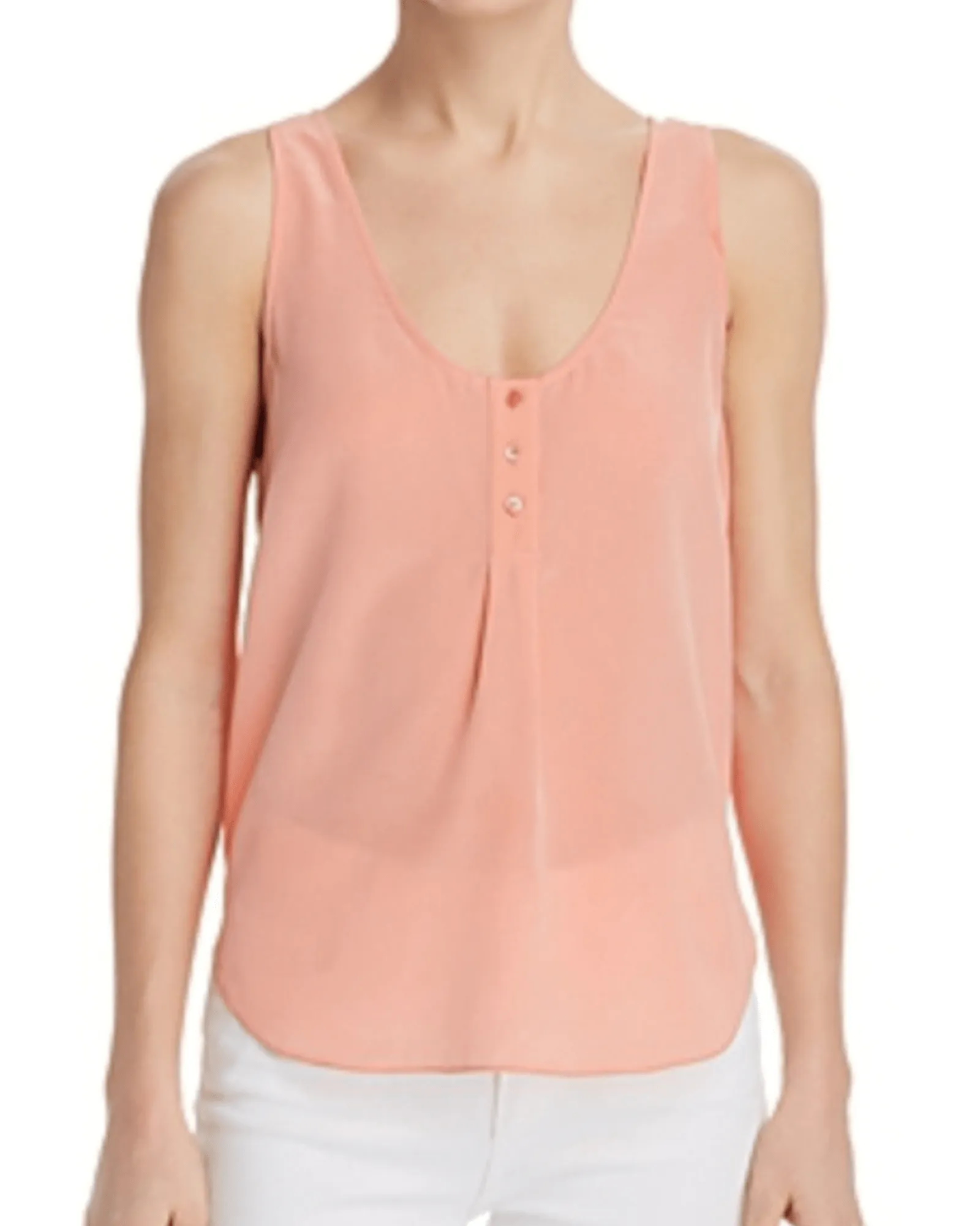 Silk Henley Tank