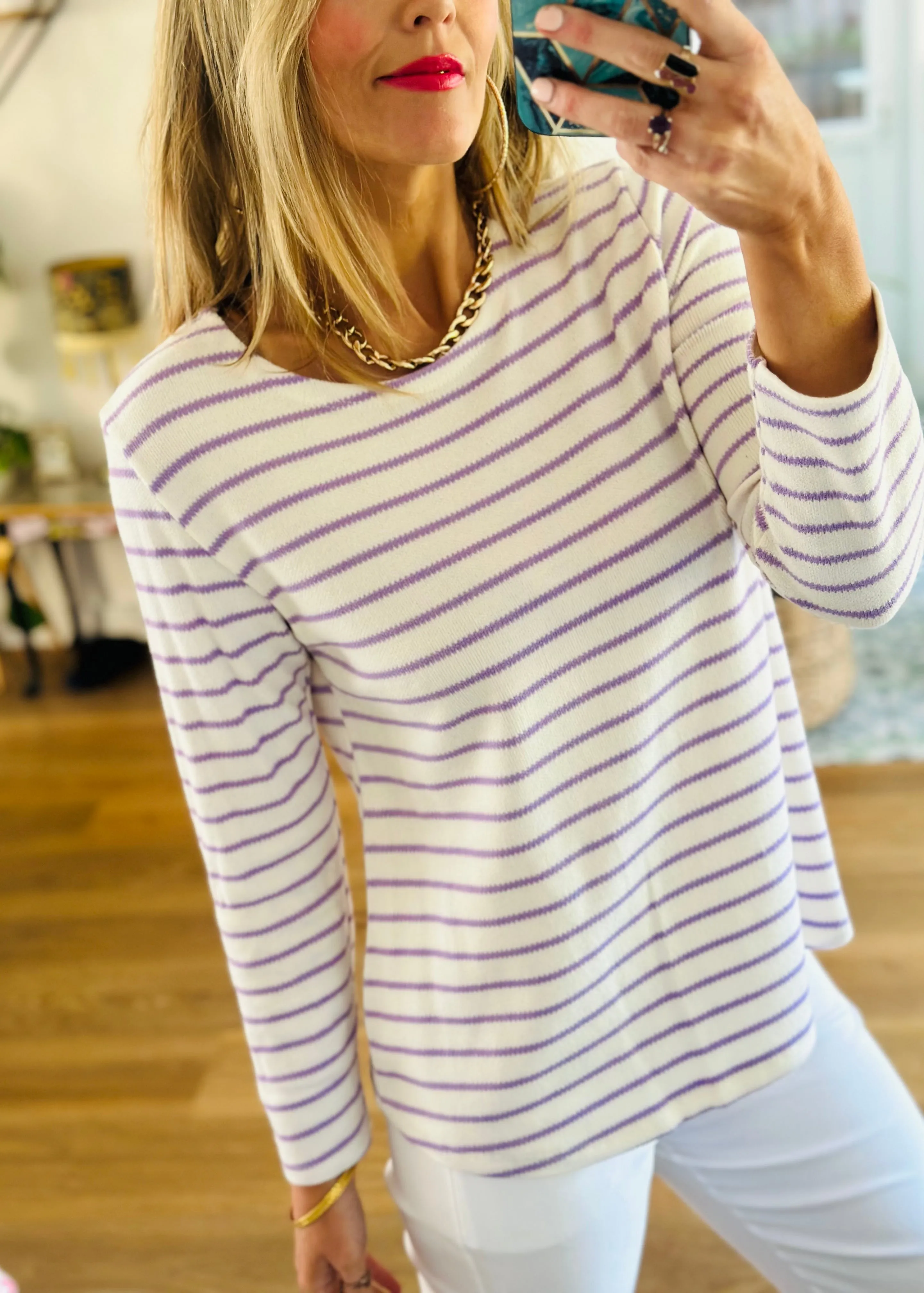 Stripe Breton Top