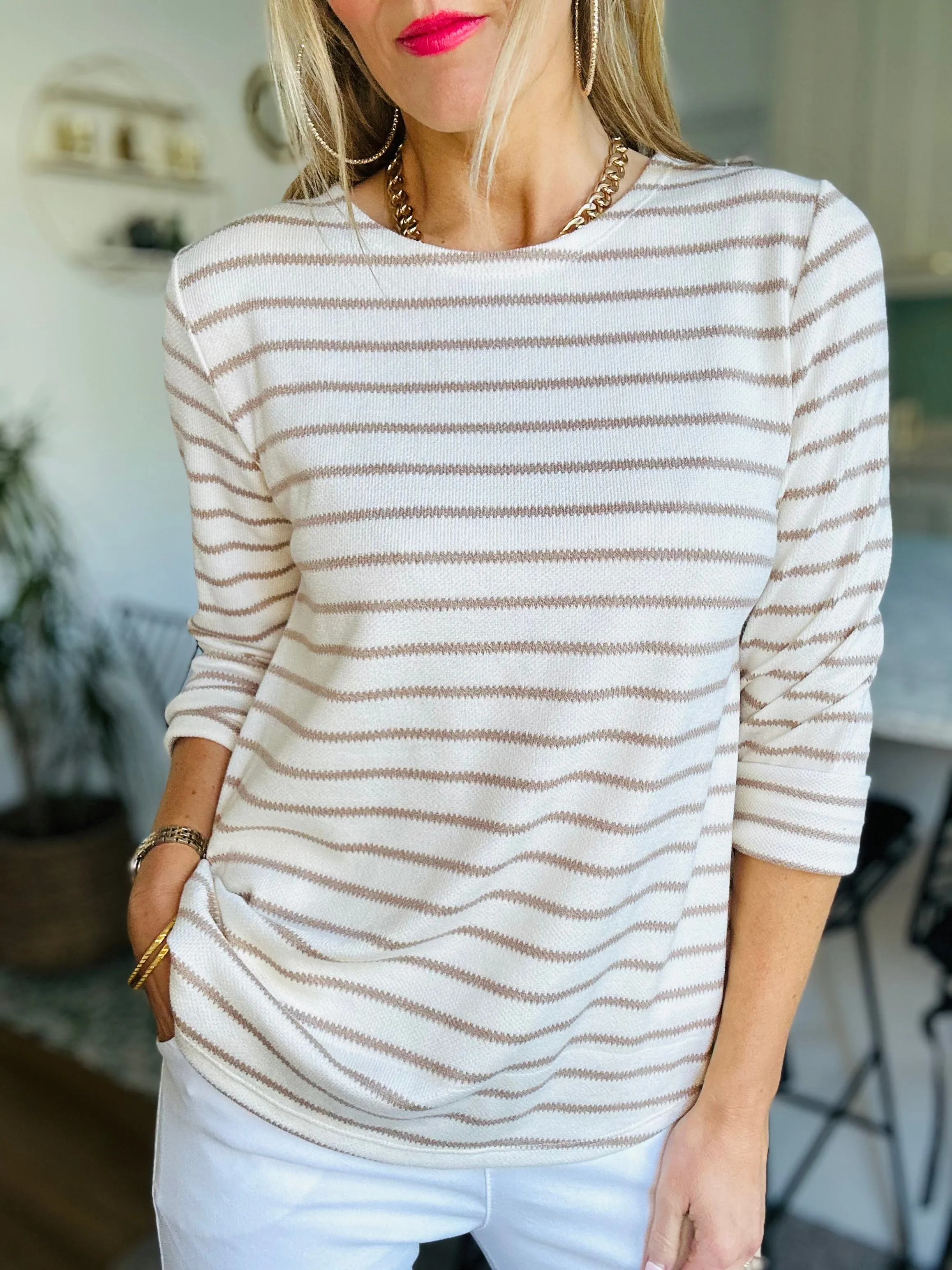Stripe Breton Top
